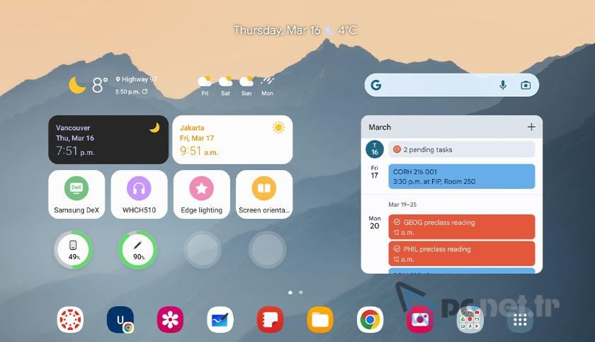 tablet widget